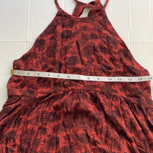 Kimchi Blue Red Sundress High-Low Backless Sleeveless - Picture 8 of 8